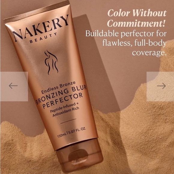 ⭐️NEW⭐️ Nakery Beauty~Bronzing Blur Perfector~Full Size 5.07 oz. - Picture 5 of 10